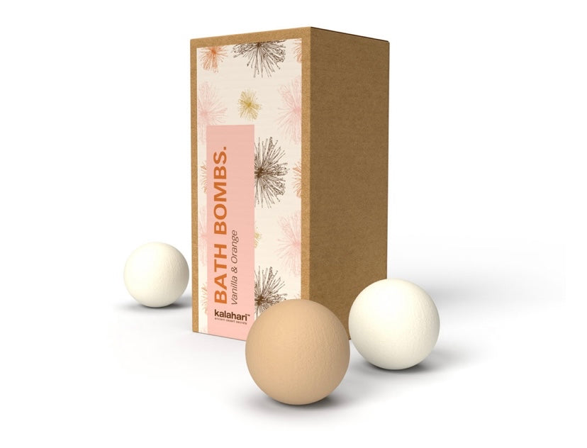 Bath Bombs – Vanilla & Orange